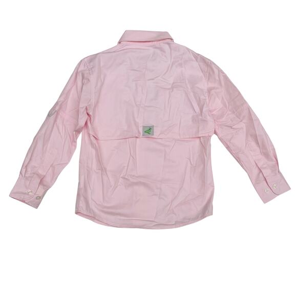 NWT Properly Tied Size 5 Boys Performance Fishing Shirt in Light Pink - Picture 5 of 5